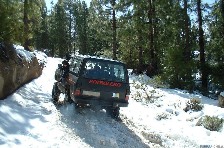 Nevada en el Teide 4x4